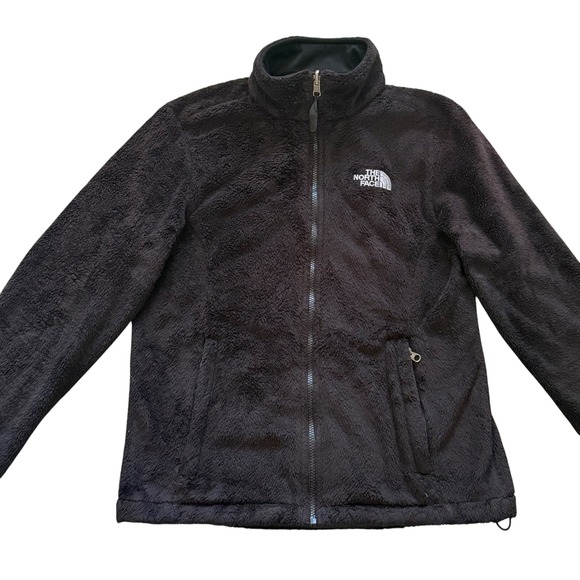 The North Face Jackets & Blazers - The North Face Osito Full Zip Fleece Jacket Womens Medium Black Fuzzy Mock Neck